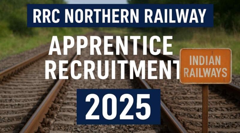 Indian Railways – Apprenticeship Recruitment 2025 announcement